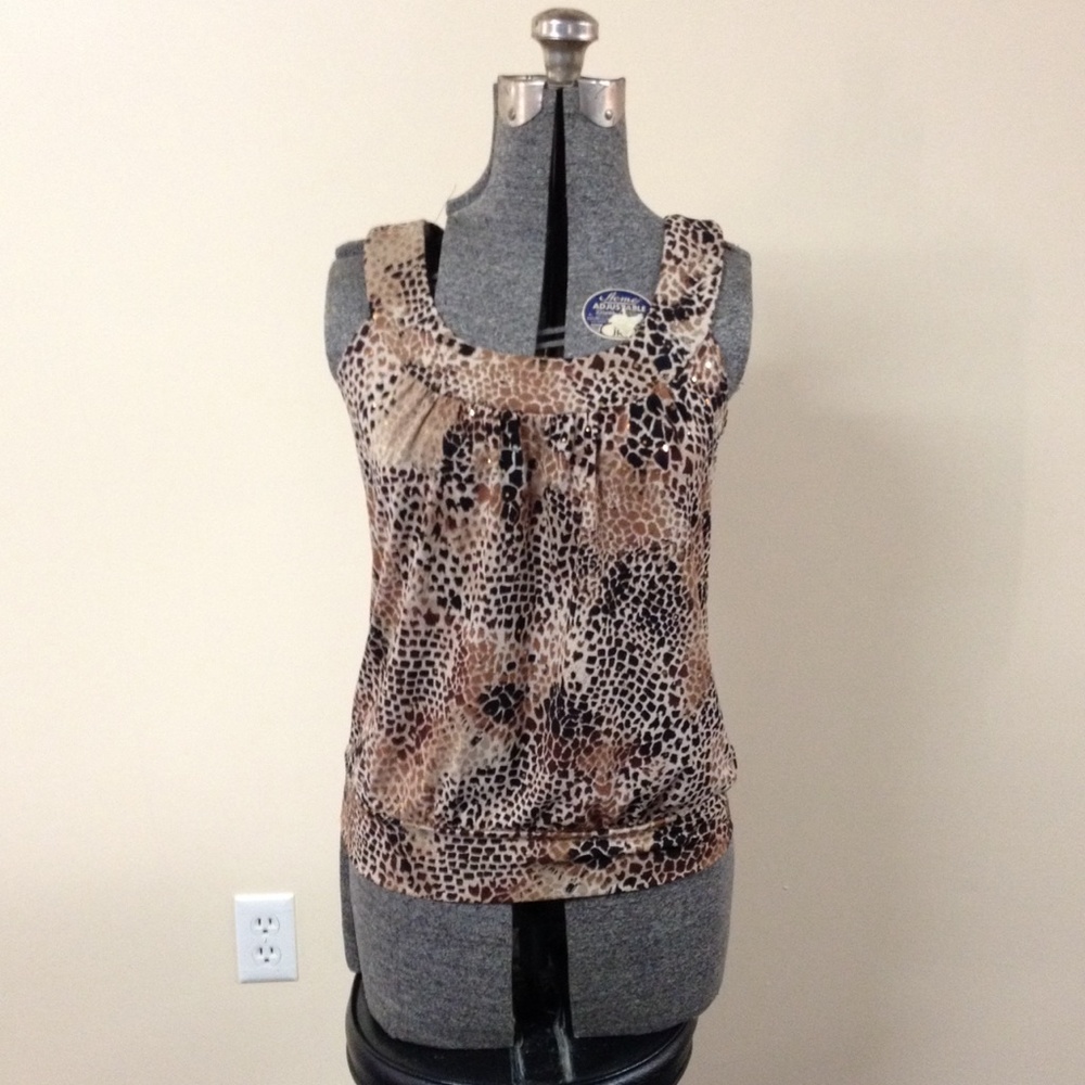 Small Leopard Print Tank Top
